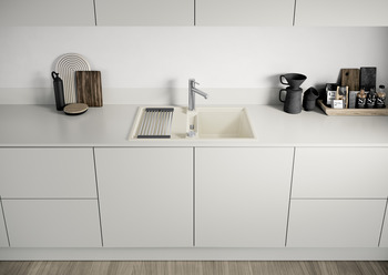 Blanco Alta Satin Dark Steel Armatur