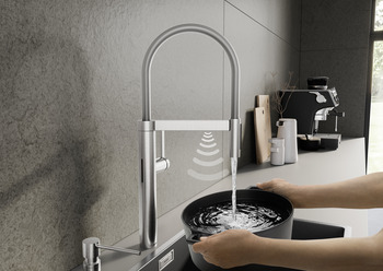 Blanco Culina Sensor Pvd Steel Armatur