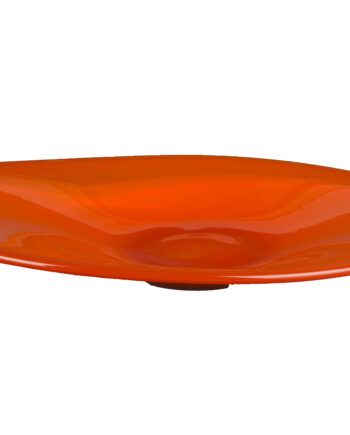 Dutchbone Gable Skål Organisk Orange Glas