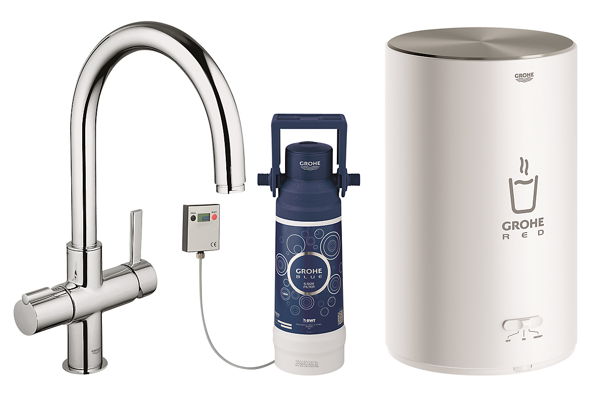 Grohe Red Køkkenarmatur Med Tud Kedel Størrelse Medium