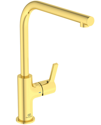 Ideal Standard Gusto Køkkenarmatur 105x232x327 Pvd Børstet Guld