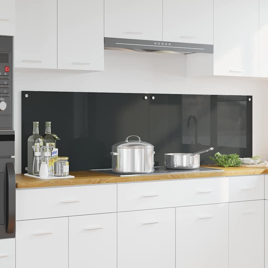 Køkken Backsplash Stk Mørkegrå