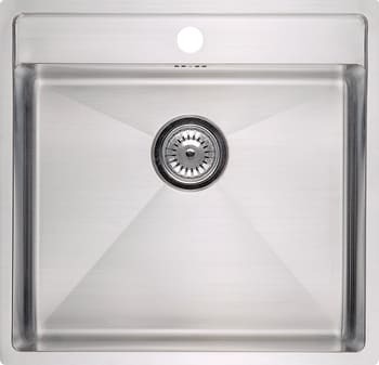 Lavabo Kubus 520 Soft Køkkenvask Rustfrit Stål Radius Indvendig