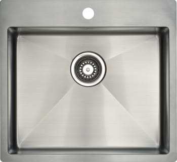 Lavabo Kubus 540 Soft Køkkenvask Rustfrit Stål Radius Indvendig