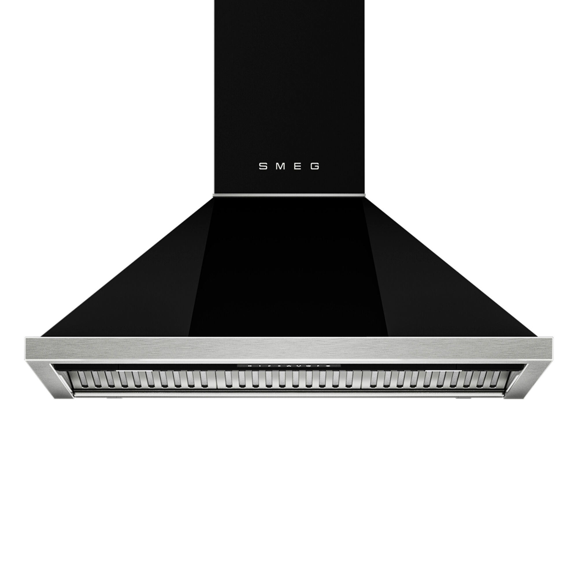 Smeg Portofino Kcu94bl Vægmonteret Emhætte Sort