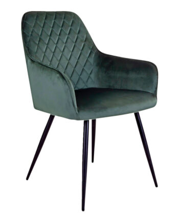Spisebordsstol Grøn Velour Hn1206 1001155