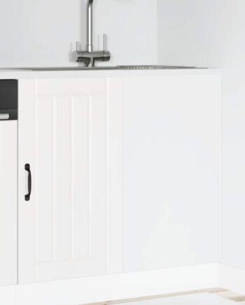 Underskab Til Køkken Lucca Konstrueret Træ Hvid